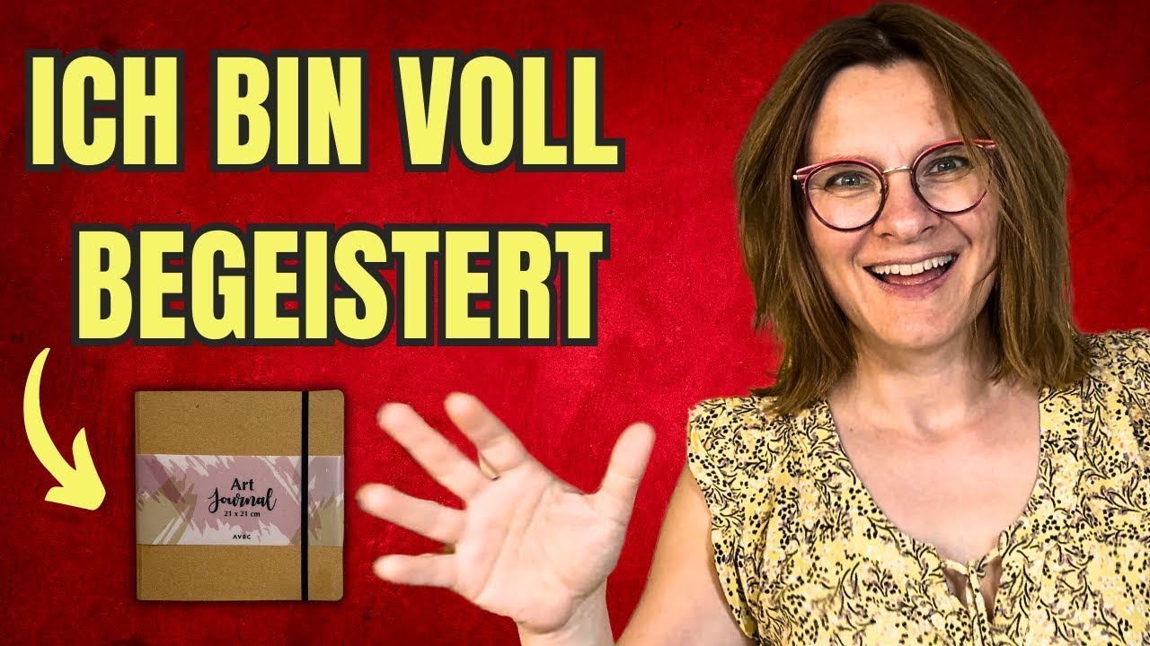 Einzigartiges DIY Art Journal mit Kreidefarbe und Stempel: Diese Techniken musst du ausprobieren!