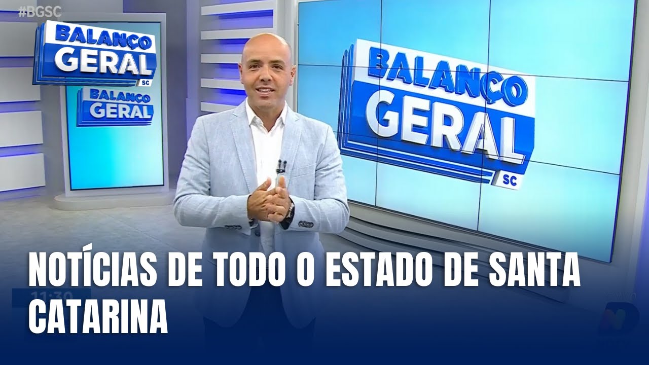 Balanço Geral traz os principais destaques e notícias de Santa Catarina
