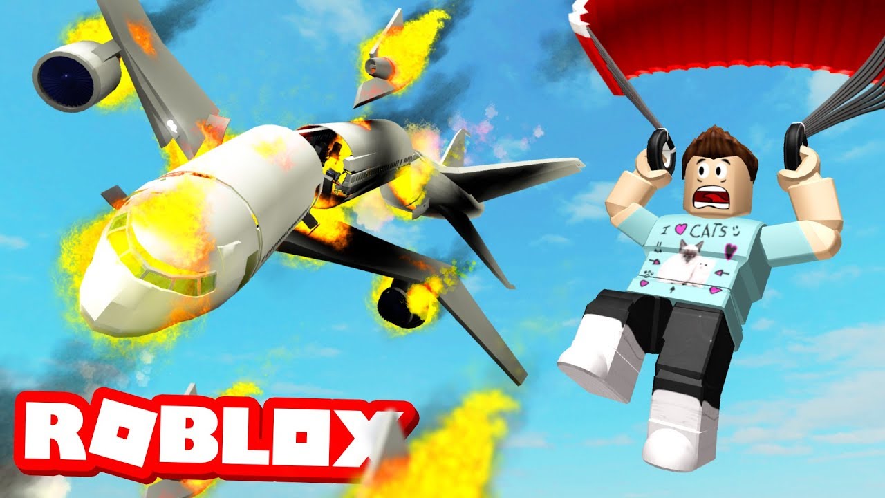ESCAPE THE PLANE CRASH OBBY IN ROBLOX