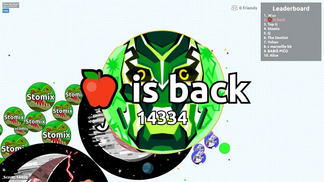 AGARIO SERVER TAKEOVER TEAM GAMEPLAY