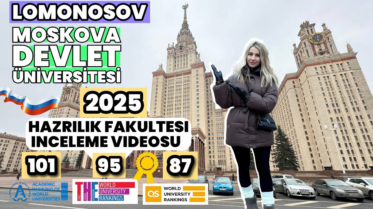 🎓LOMONOSOV MOSKOVA DEVLET Üniversitesi Hazırlık Fakültesi & Kampüs Turu | Rusya'da Eğitim Rehberi!