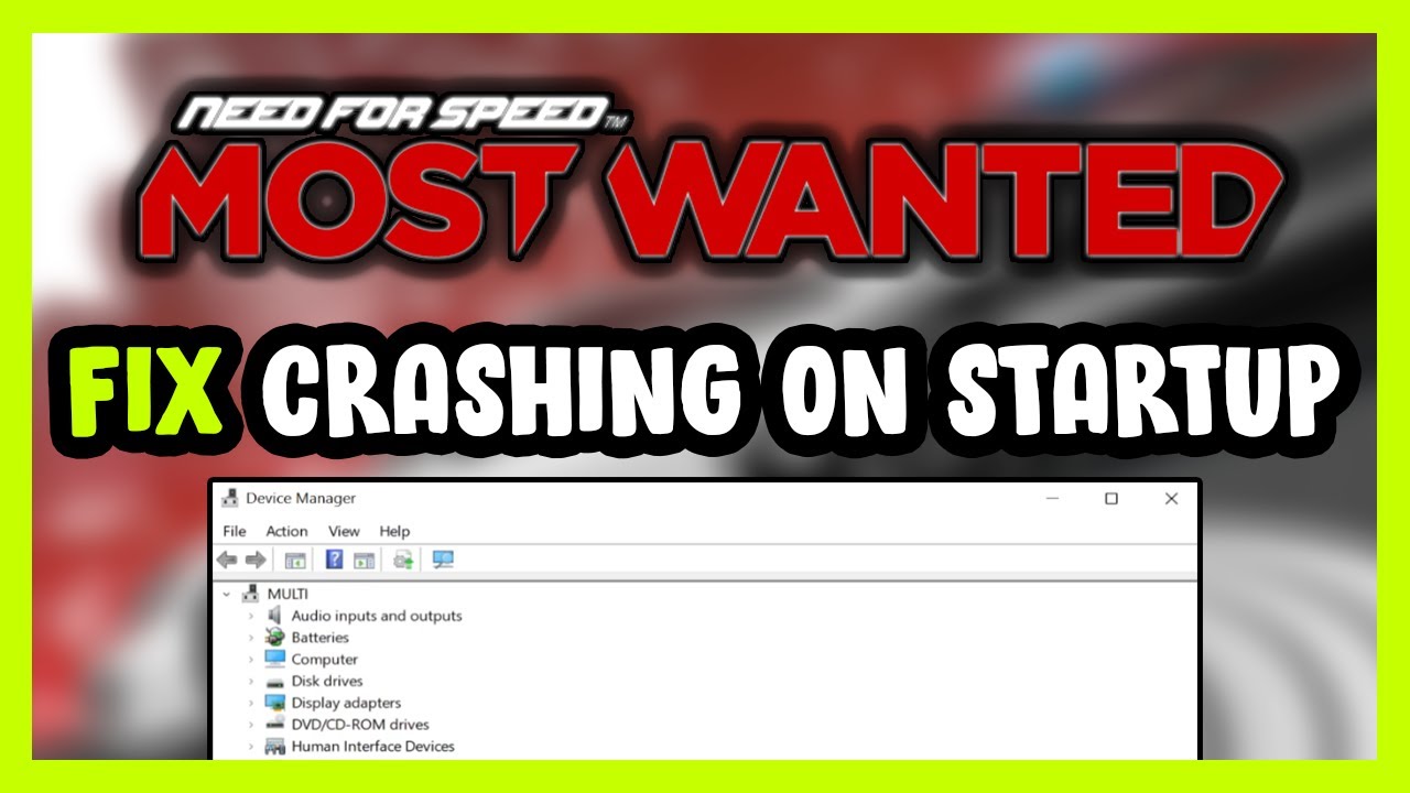 How to FIX Need for Speed: Most Wanted Crashing on Startup!