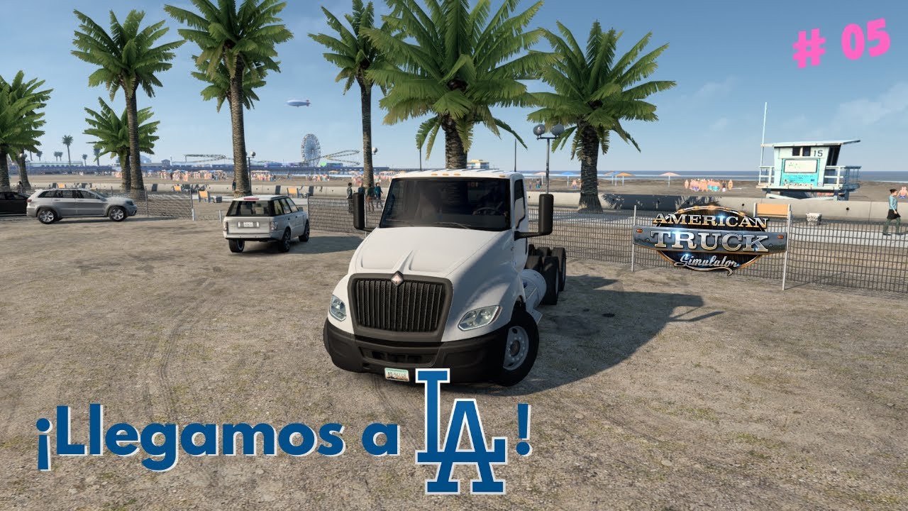 American Truck Simulator | Desde cero | En Los Ángeles 🏝🚛 | 2022