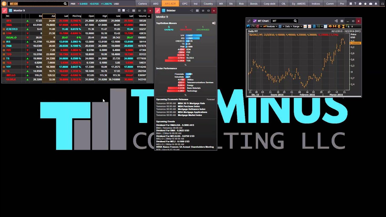 Introducción a la plataforma Reuters Eikon/Metastock Xenith