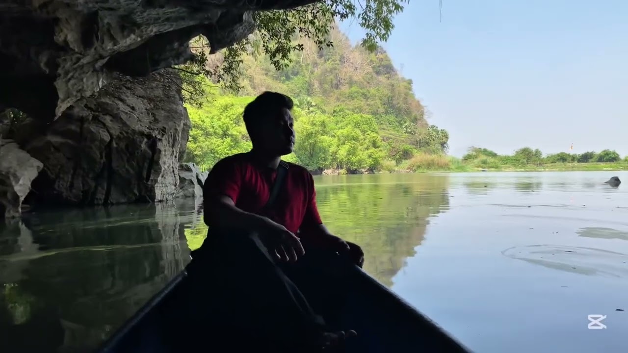 စက္ကူပန်းတွေစီးကြိုနေတဲ့ ဆဒ္ဒန်ဂူ 🌺