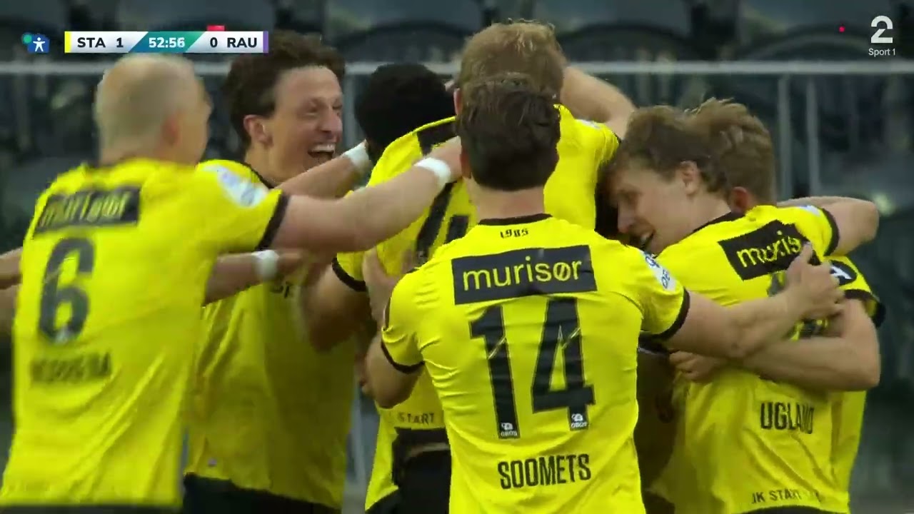 Start 4 -0 Raufoss - Høydepunkter