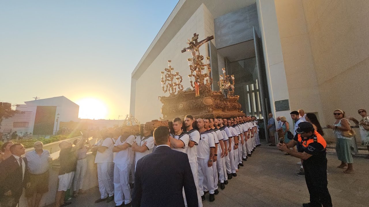 salida cristo del mar Puerto roquetas de Mar 2023