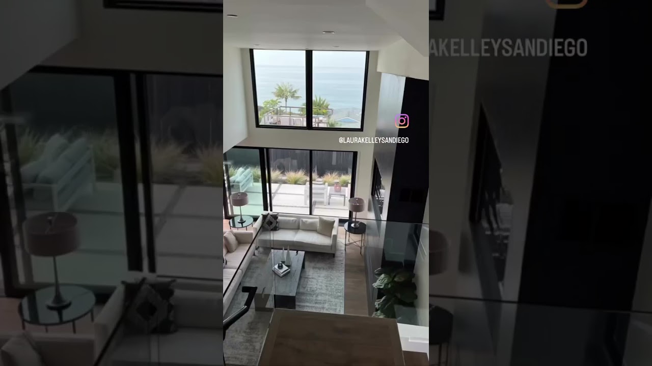 Stunning Tri-Level Dream Home with Ocean Views! Now $3,995,000 -LauraSanDiego.com  #luxury