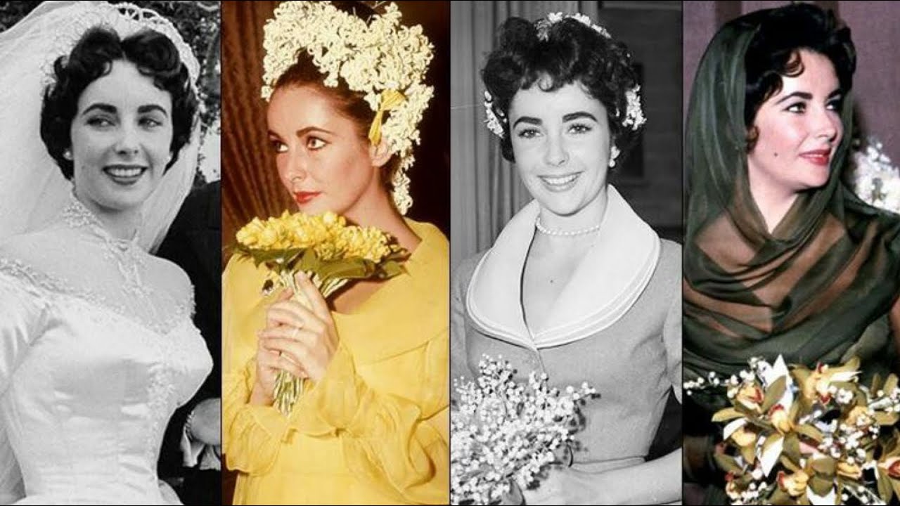 Elizabeth Taylor’s 8 Wedding Dresses | A Glamorous Journey Through Love & Fashion