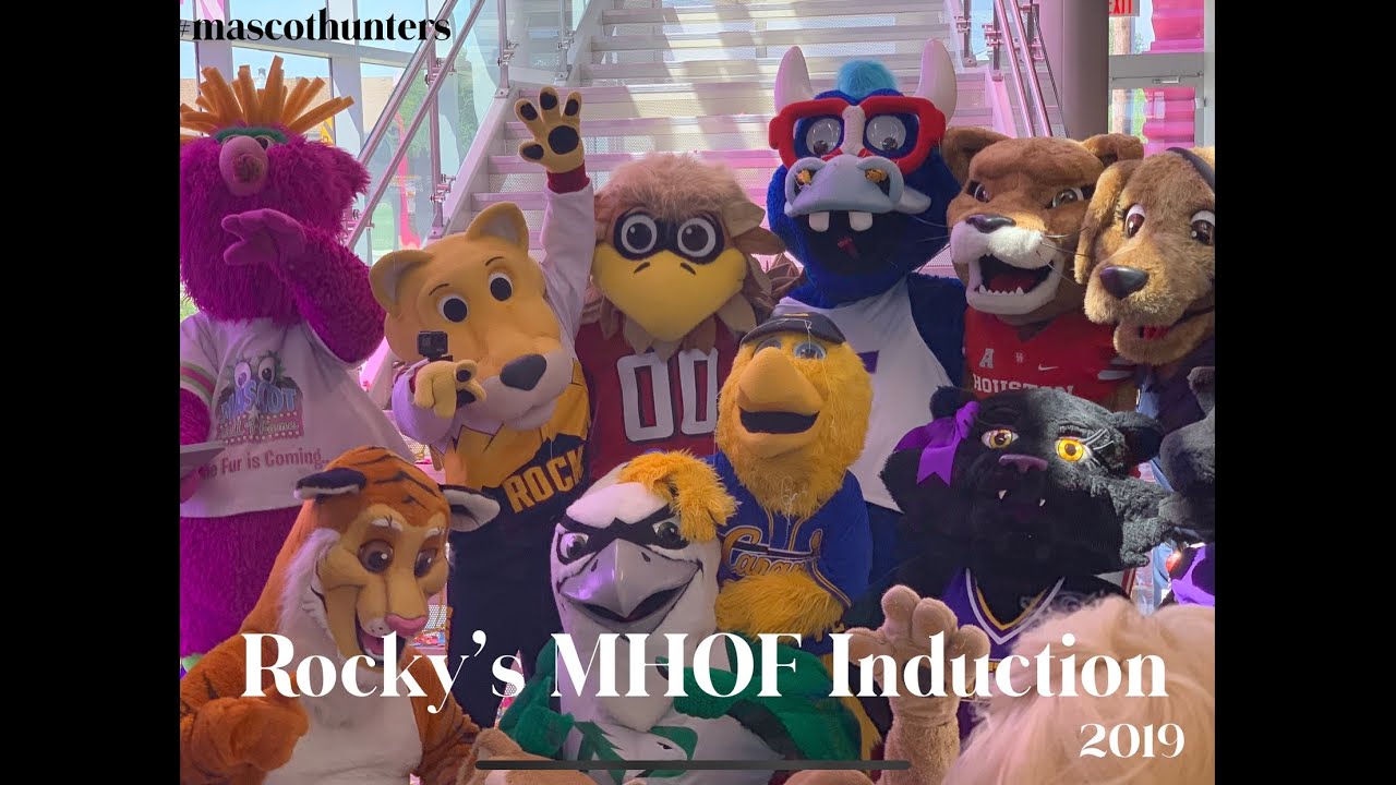 Rocky's Induction To the Mascot Hall Of Fame Aug 2019