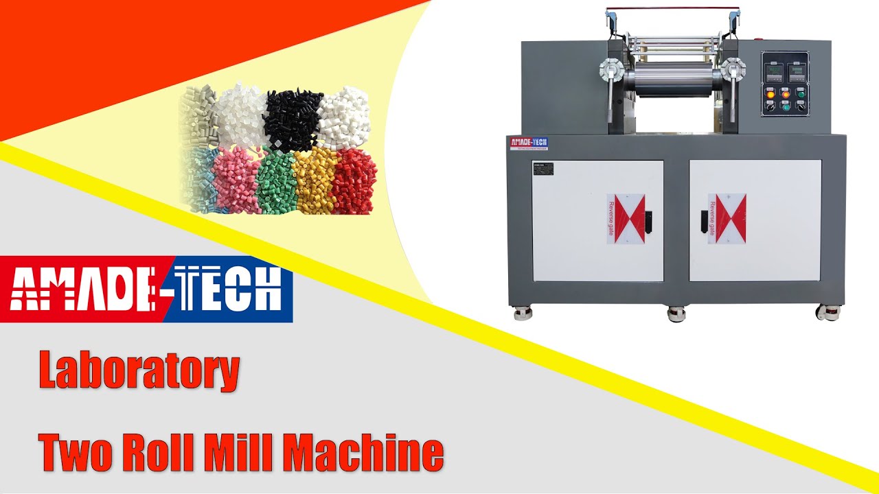 Quality Laboratory Two Roll Mill for Rubber Compounding | Open Mixing Mill for Sale - AmadeTech