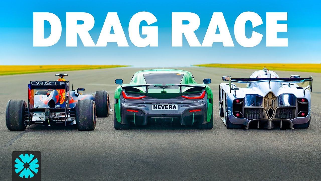 DRAG RACE: Rimac Nevera v F1 Car v McMurtry Sp&eacute;irling