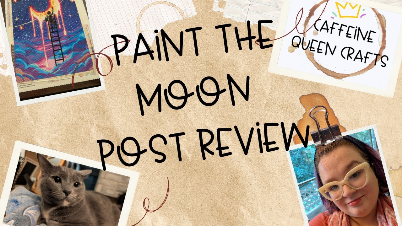 Paint the Moon - Post Review on a Diamond Art Club Amazon Exclusive