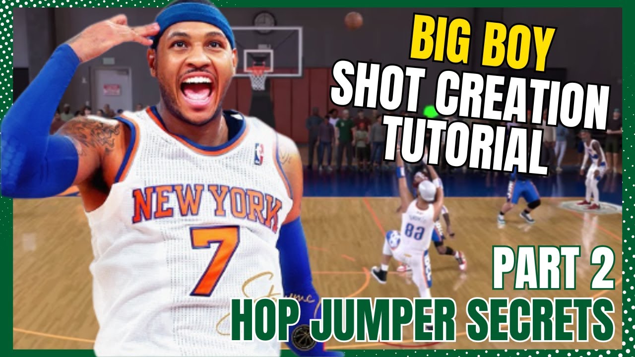 NBA 2k26 - BIG BOY Shot Creation Tutorial - Pt 2 - Hop Jumper Secrets