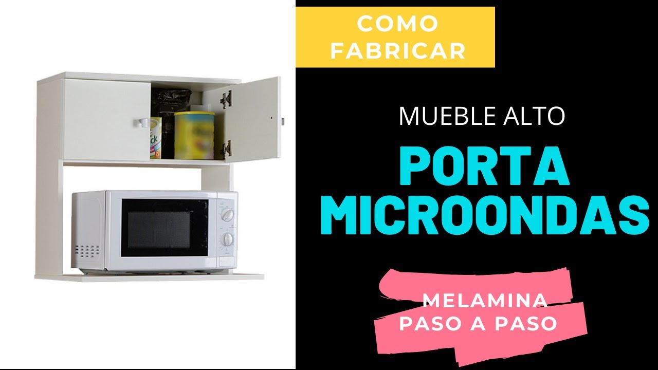 Como Fabricar un Porta Microondas en Melamina