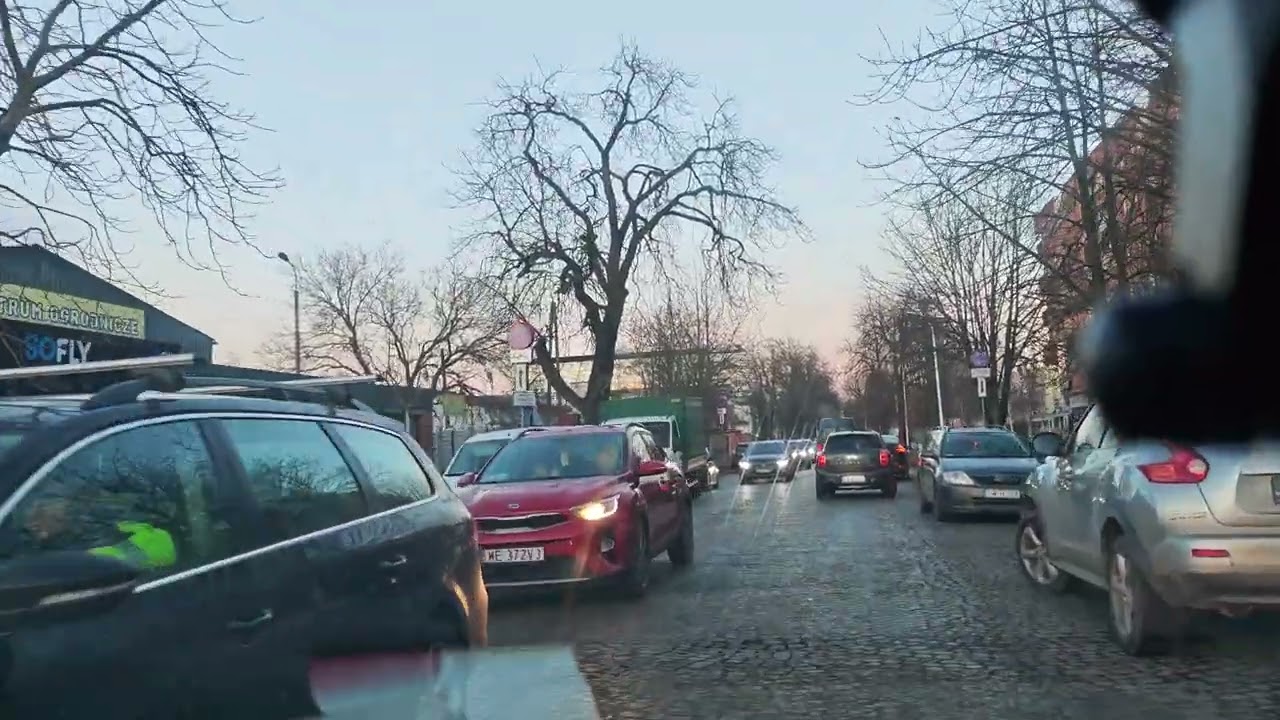 Wrocław, X15, 2026, Karlowice, jazda Długosza w kierunku Czajkowskiego VID 20260126 161940