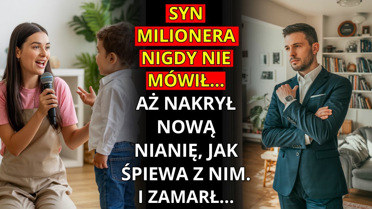 SYN MILIONERA NIGDY NIE MÓWIŁ — AŻ NAKRYŁ NOWĄ NIANIĘ, JAK ŚPIEWA Z NIM. I ZAMARŁ…
