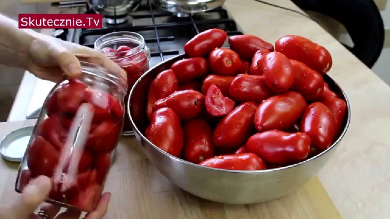 Pomidory w słoikach na zimę (najprostsze) :: Skutecznie.Tv [HD]