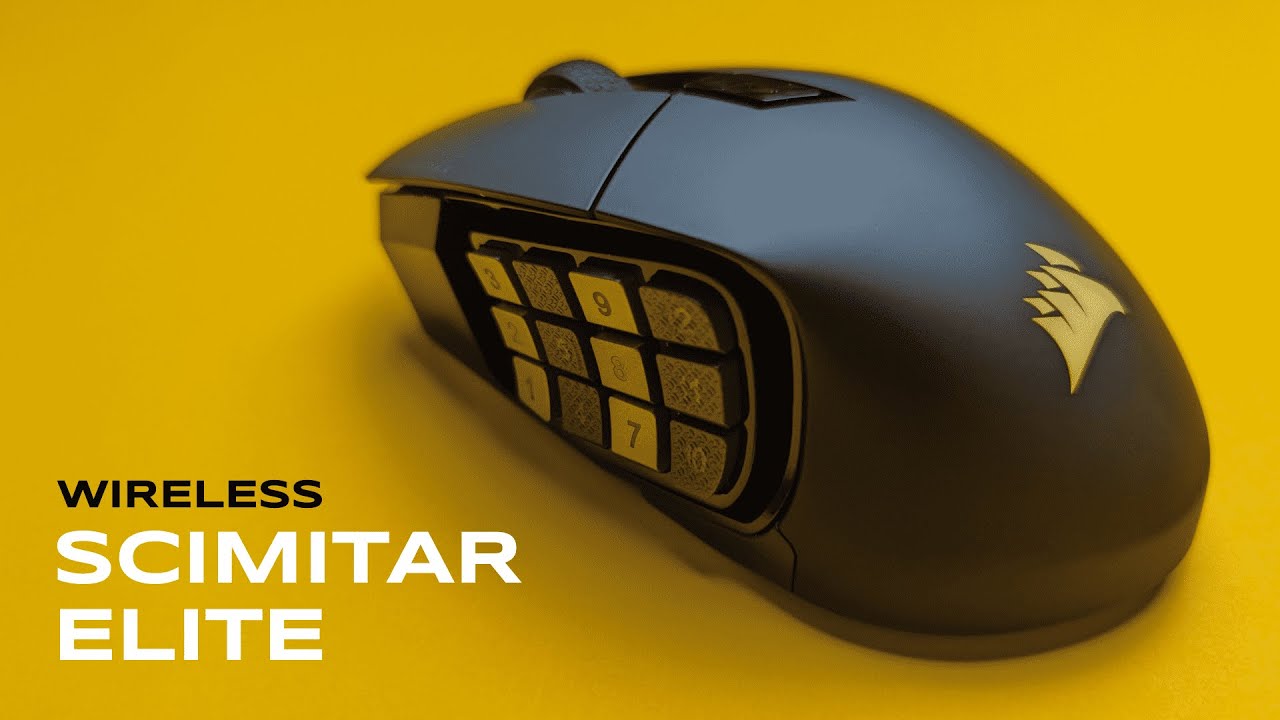 Беспроводная мышь Corsair Scimitar Elite — обзор