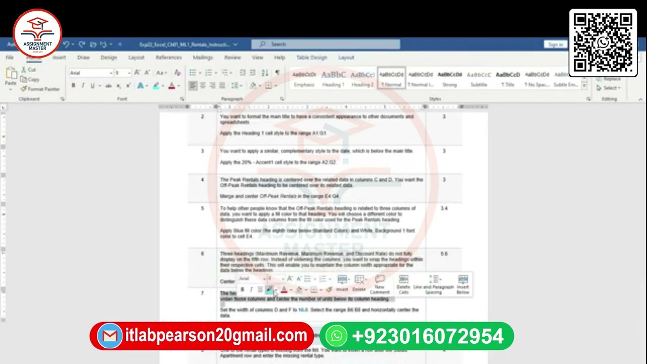 #Exp22_Excel_Ch01_ML1_Rentals