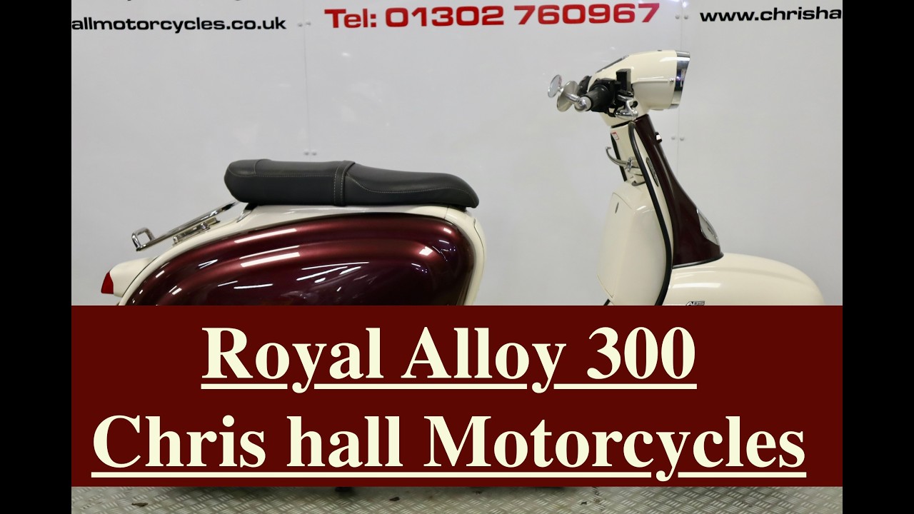2022 Royal Alloy TG300 LCE5 @chrishallmotorcycles #royalalloy #scooter
