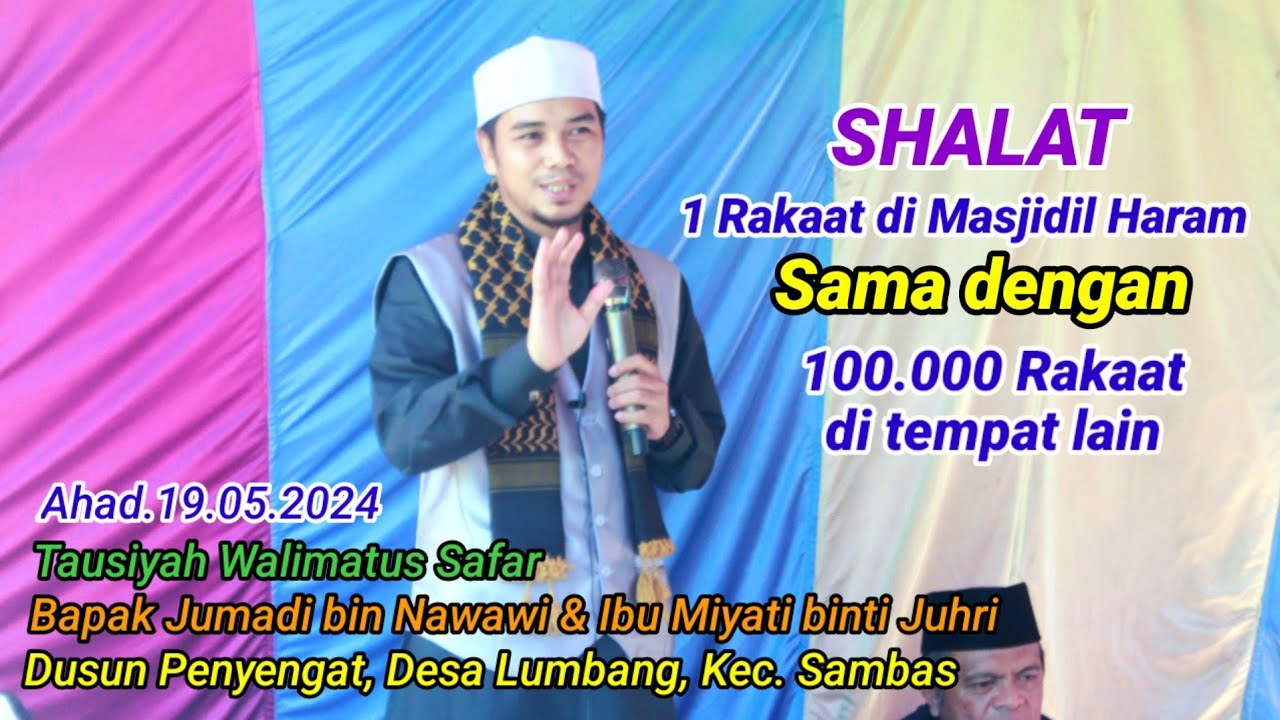 1 Rakaat Shalat di Masjidil Haram sama dengan 100.000 Rakaat di tempat lain