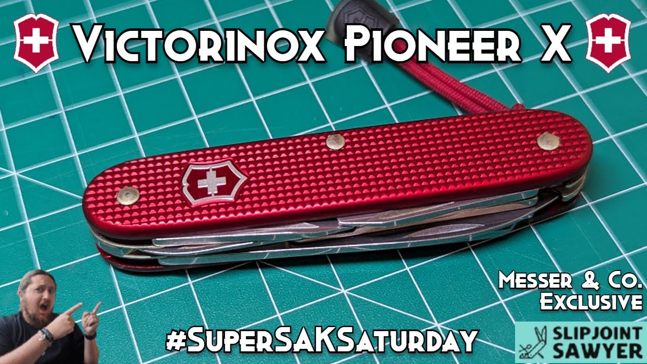 Victorinox Pioneer X Red Alox Wanger Exclusive Swiss Army Knife  0.8231.26 #SuperSAKSaturday