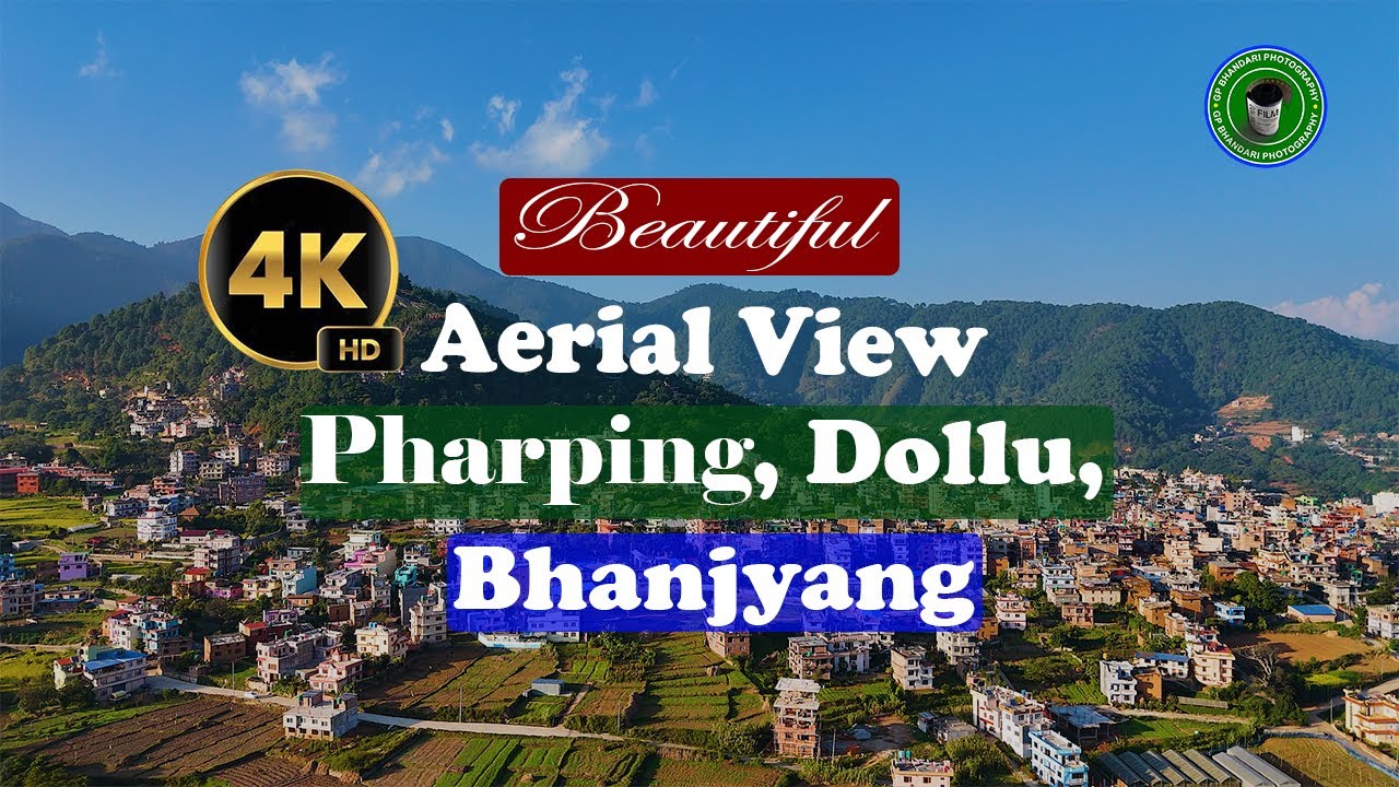 Pharping Drone Footage | Pharping, Dollu, Bhanjyang | Drone video Pharping #dronevideo