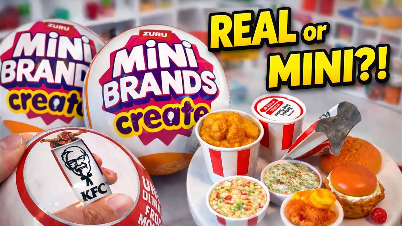 THIS Is NOT REAL… Or Is It?! 😱 Mini Brands KFC