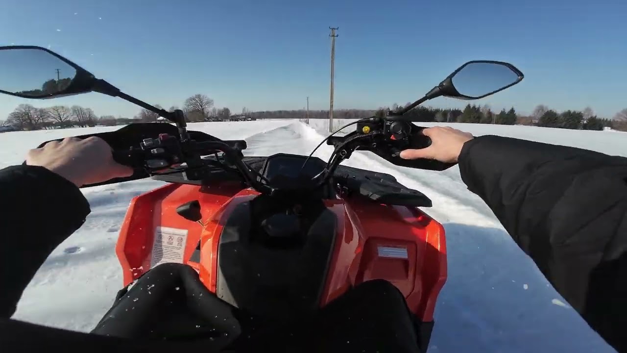 PASKUTINIEJI PASIVAŽINĖJIMAI ŽIEMĄ❄️ POV Linhai Landforce 550L 2025. 4K Quality. 