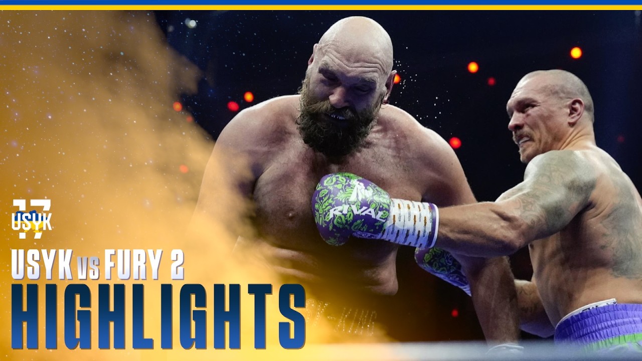 FIGHT HIGHLIGHTS 🔥 USYK vs FURY 2