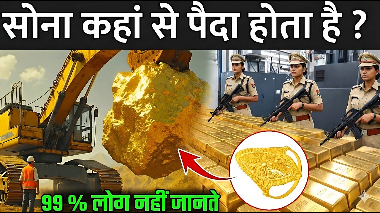 सोना कहां से पैदा होता है ? | History Of Gold In Hindi | Sona Kaise Banta Hai