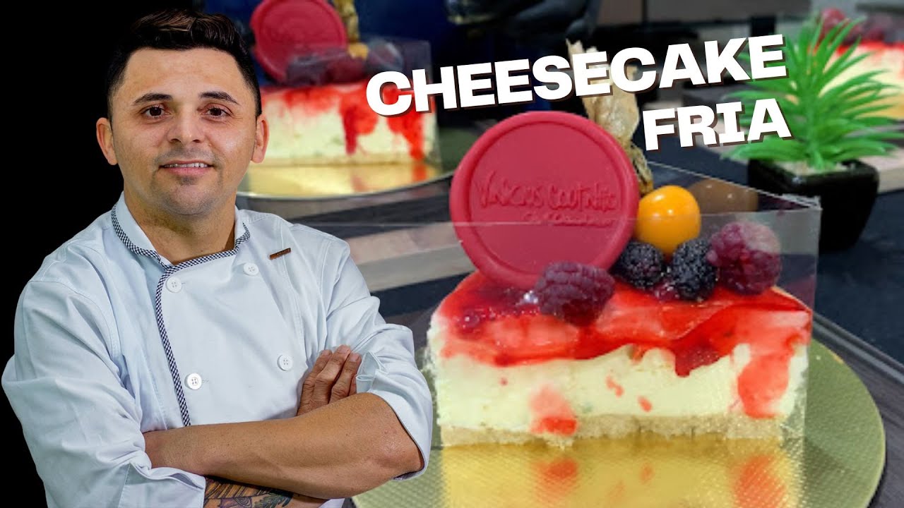 Cheesecake Fria - Chef Vinicius Coutinho