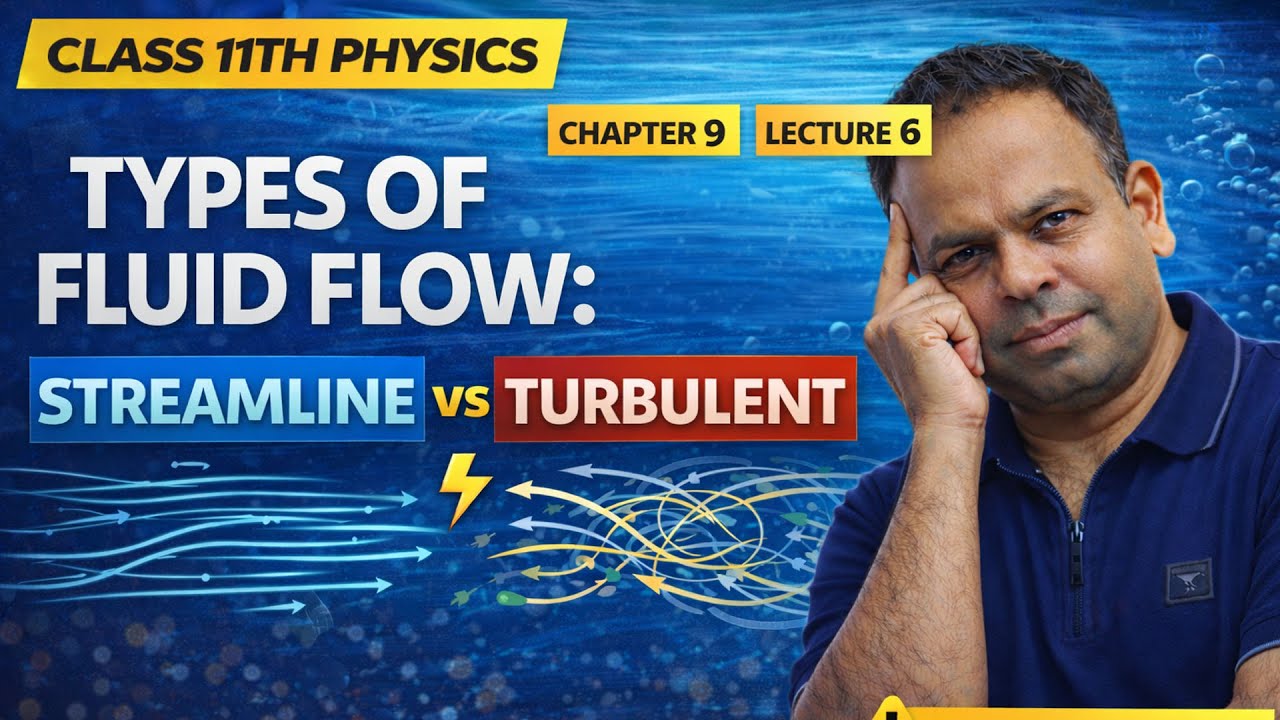 Why Water Sometimes Flows Smooth & Sometimes Chaotic? | Streamline vs Turbulent Flow