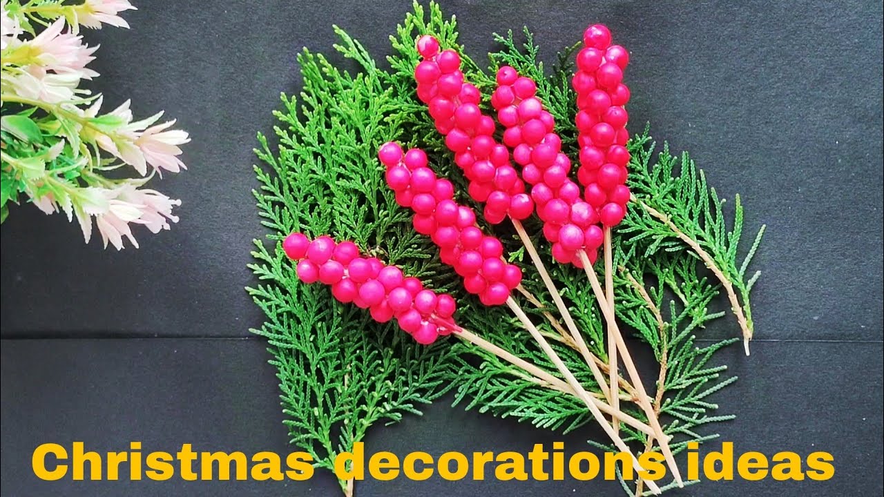 dIY christmas decorations  || dIY Christmas decorations ideas recycled || dIY Christmas berries