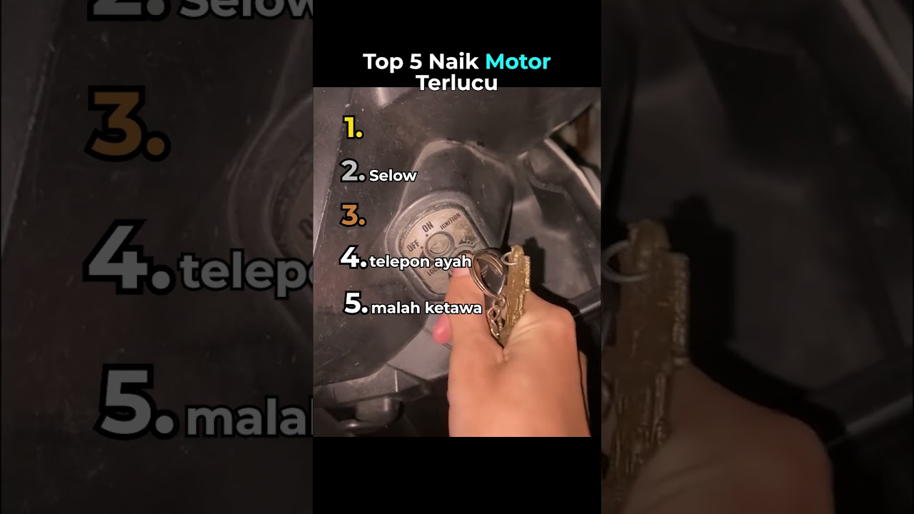 Top 5 Naik Motor Terlucu😂