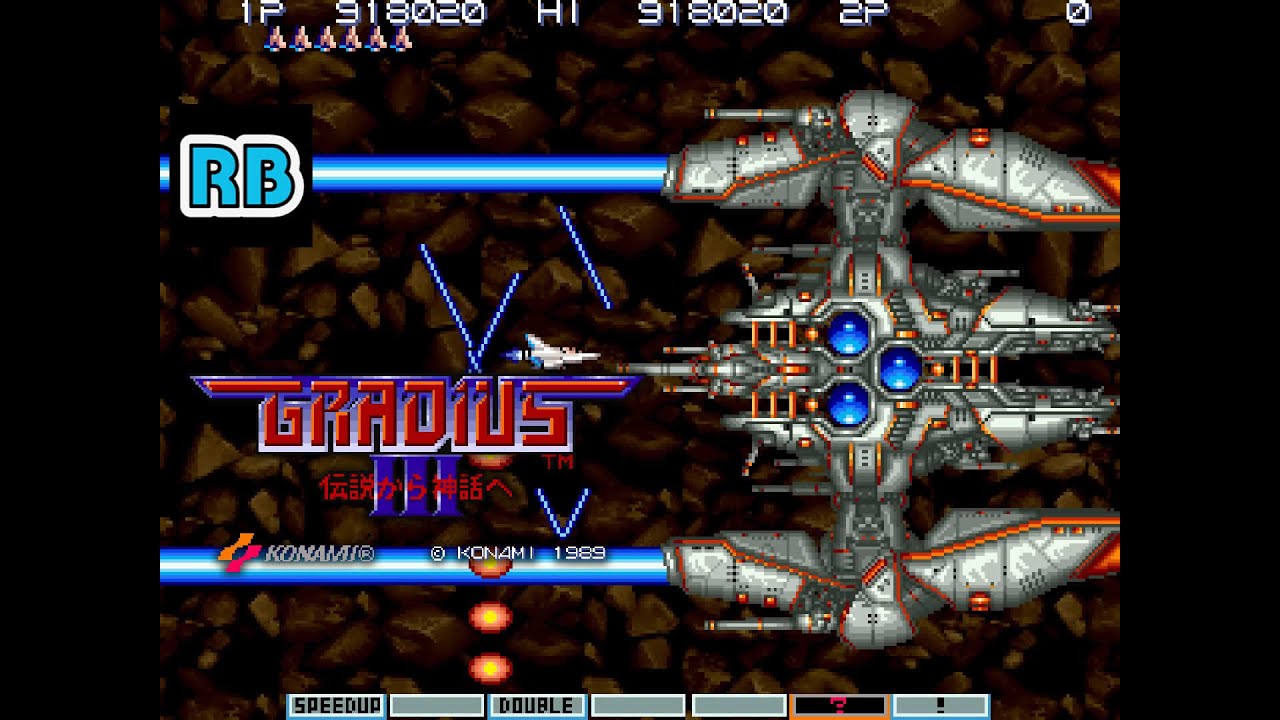 1989 [60fps] Gradius III 1415260pts Edit Loop3-2