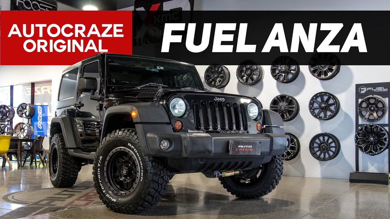 MIDNIGHT MADNESS // Fuel Anza Wheels | Jeep Wrangler Rims | AutoCraze 2017