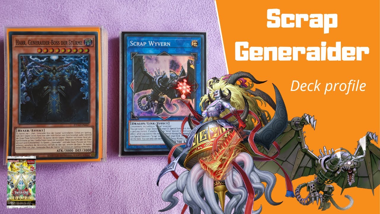 Yu-Gi-Oh! Scrap Generaider DECK PROFILE! In-depth! (December 2023 format) 1 card crazy combo!