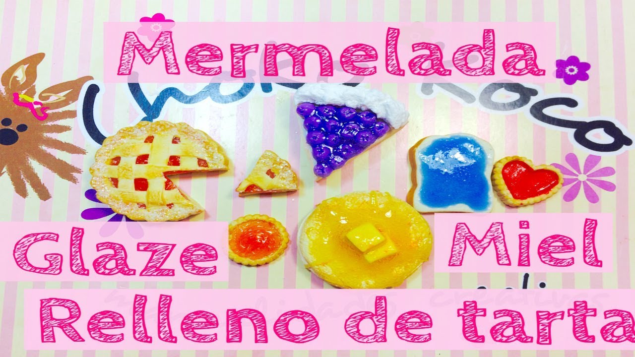 MERMELADA / MIEL / GLAZE / RELLENO DE TARTA *porcelana fría*