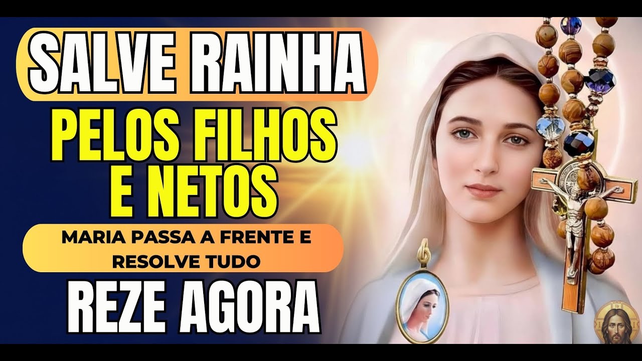 🛑SALVE RAINHA | TERÇO MARIA PASSA NA FRENTE para os FILHOS | MILAGRE e PROTEÇÃO HOJE MESMO! ✨ REZE