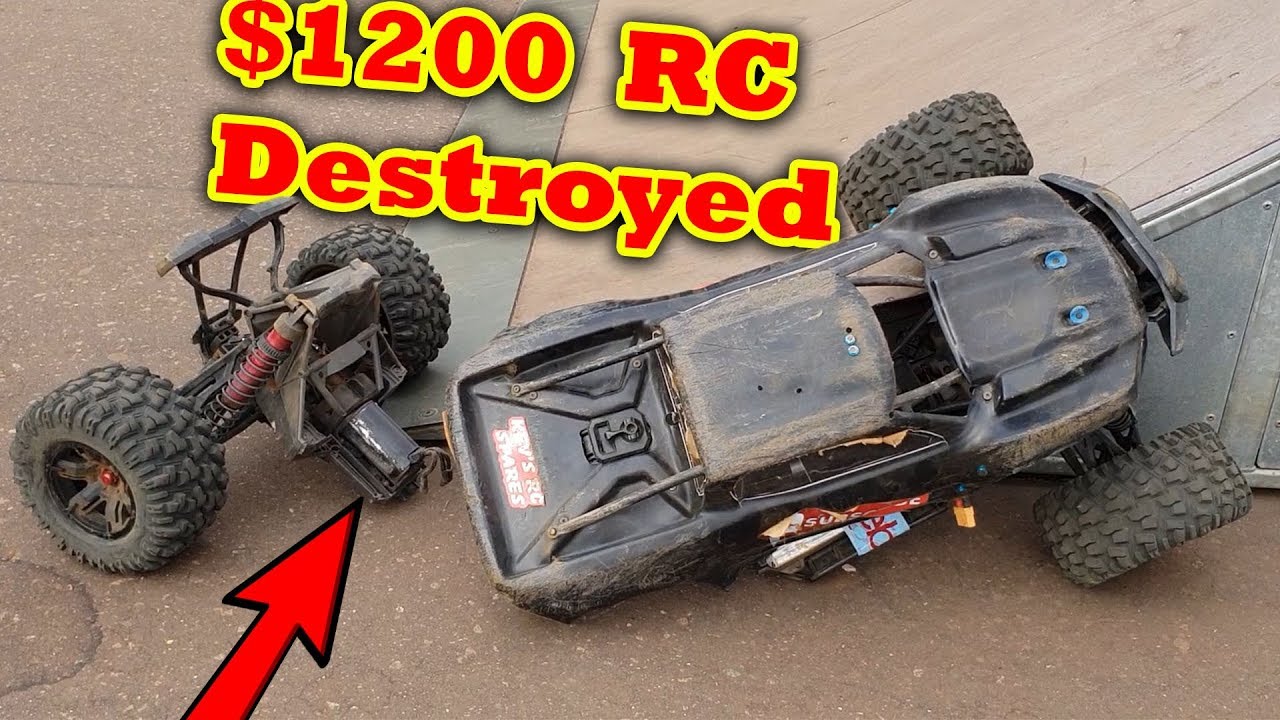 $1200 Traxxas X-Maxx Worst Wreck EVER - RC Car Crash