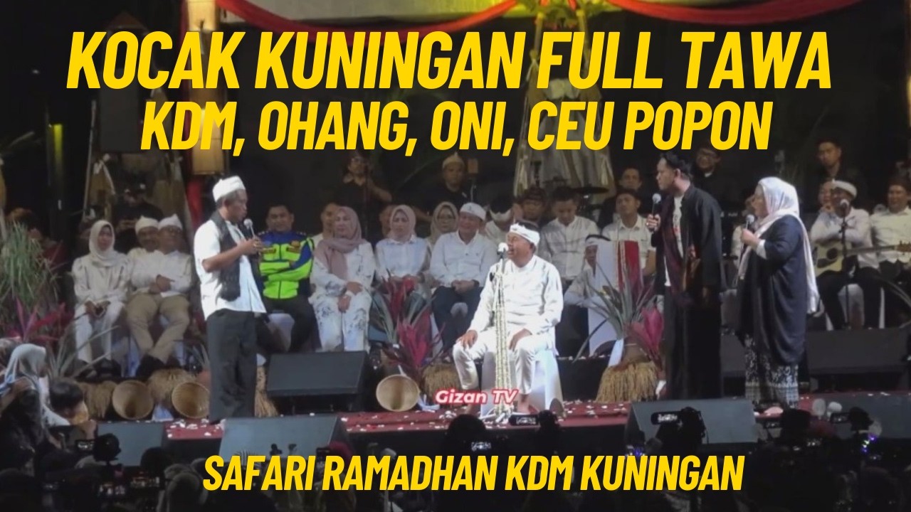 KUNINGAN FULL NGAKAK KDM OHANG CEU POPON HIBUR MASYARAKAT