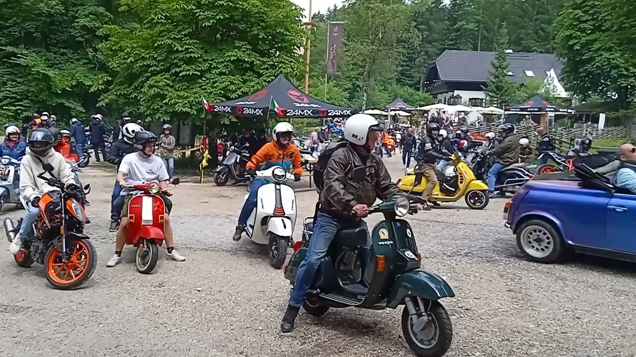 Vespa Treffen in Großgmain, Österreich bei Salzburg 24.06.2023
