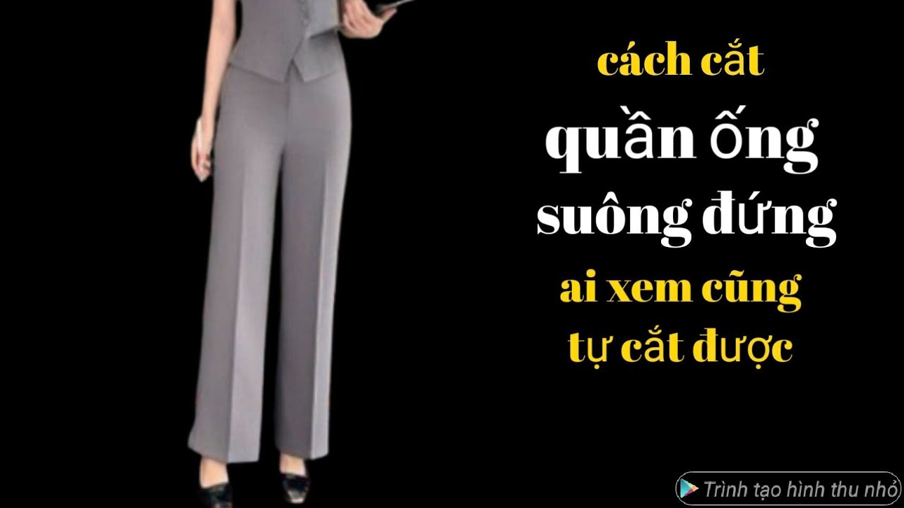 638✅ cách cắt quần suông đứng cạp vừa công thức siêu dễ ai xem cũng tự cắt được