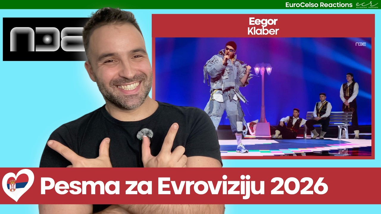 Первая реакция 🇷🇸: Eegor - Klaber (песня с Евровидения) Евровидение 2026 Сербия