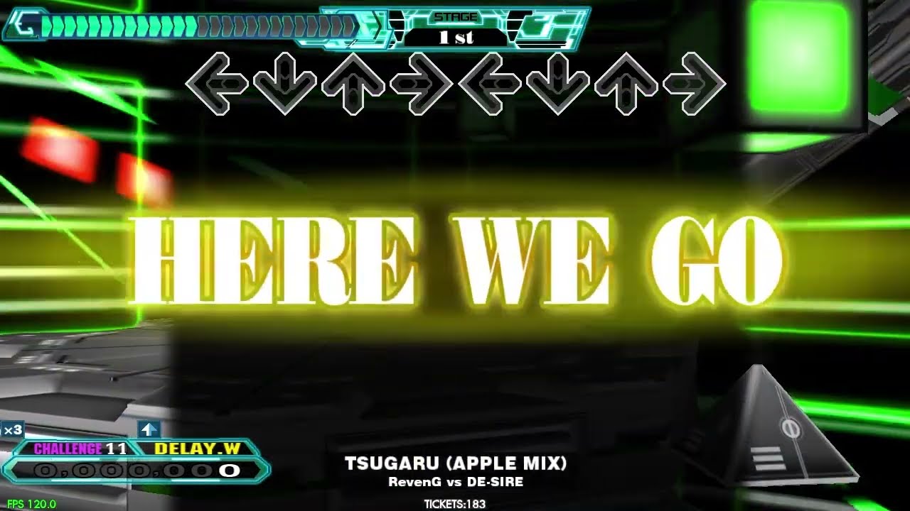 【LV11】DDR / TSUGARU (APPLE MIX) - CHALLENGE DOUBLE with handclap