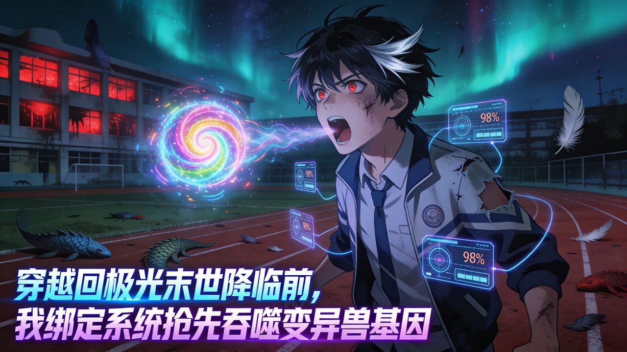穿越回极光末世降临前，我绑定系统抢先吞噬变异兽基因。抢先吞噬最强基因，在末世成为主宰。#小說 #小說推薦 #漫畫 #劇情 #動漫