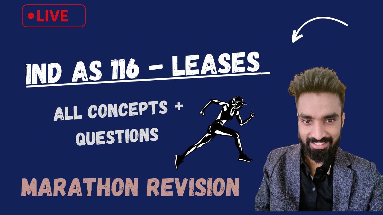 Ind As 116 Leases - Revision | All Concepts + Questions | CA  Final FR | Pratik Jagati