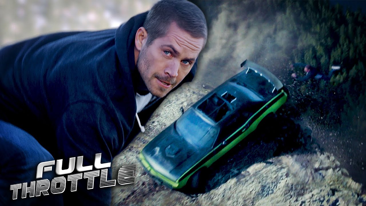 Brian Is Saved By Letty's Dodge Challenger | Furious 7 | Full Throttle